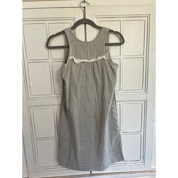 Juicy couture size 2 beige and off white linen blend dress - Picture 3 of 3